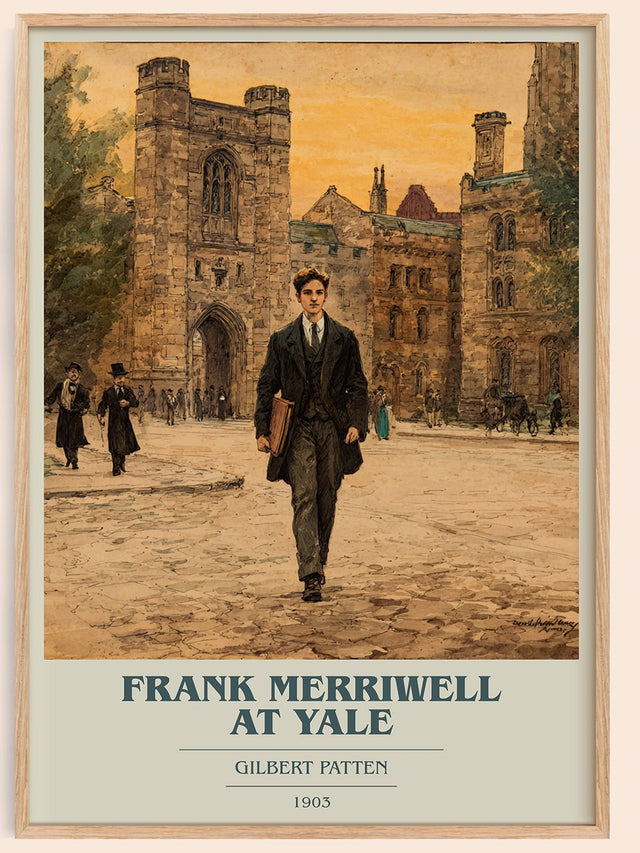 Frank Merriwell At Yale Book Cover Poster by Gilbert Patten