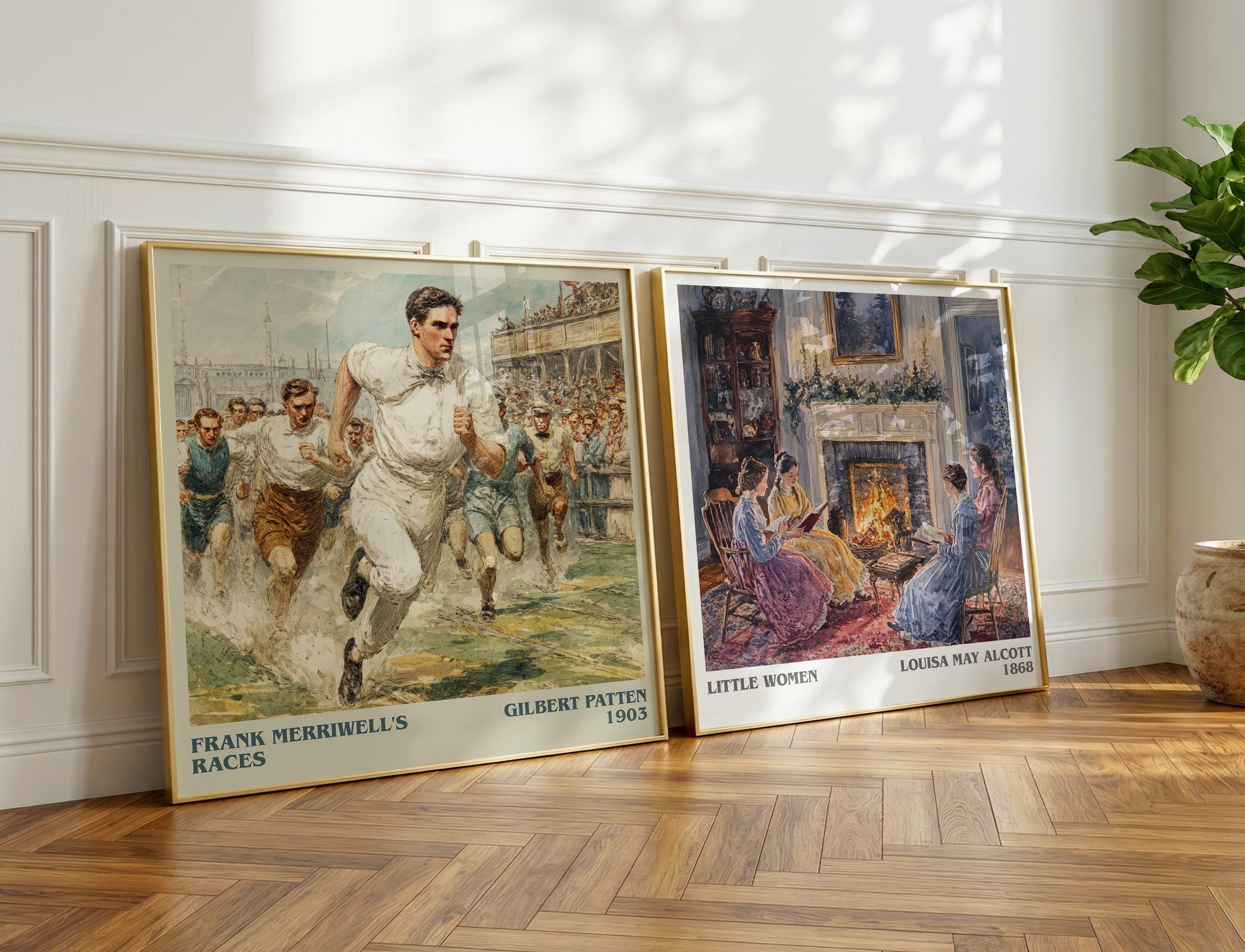 Frank Merriwell's Races book poster packaging – museum-quality print rolled in protective tube