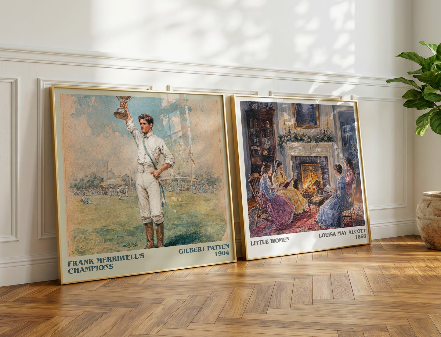 Frank Merriwell's Champions book poster packaging – museum-quality print rolled in protective tube