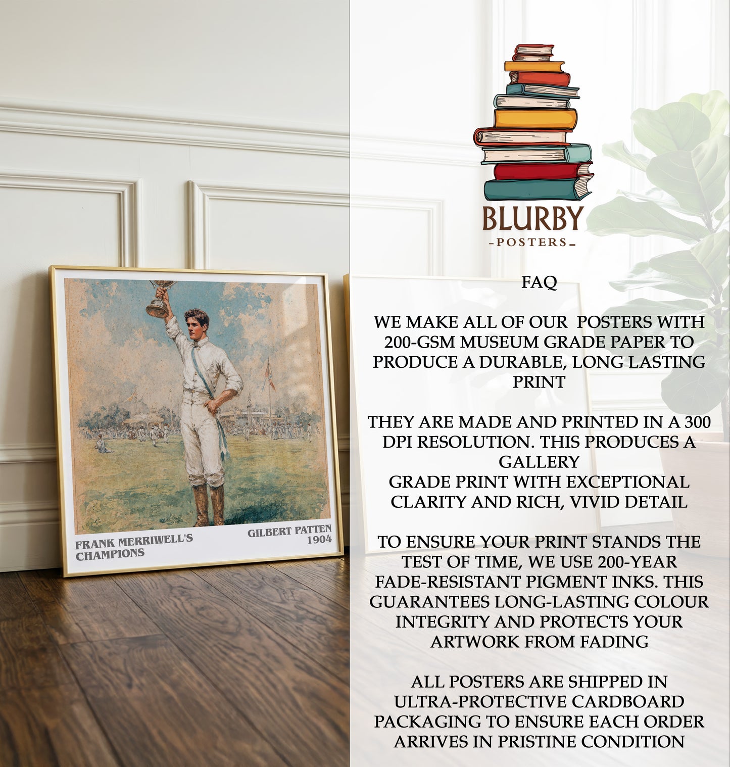Frank Merriwell's Champions Literary Art Print by Gilbert Patten