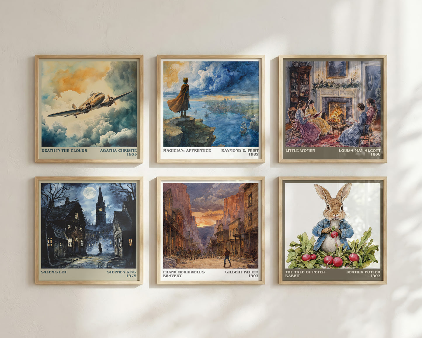 Frank Merriwell's Bravery literary book poster framed on wall – adventure wall art