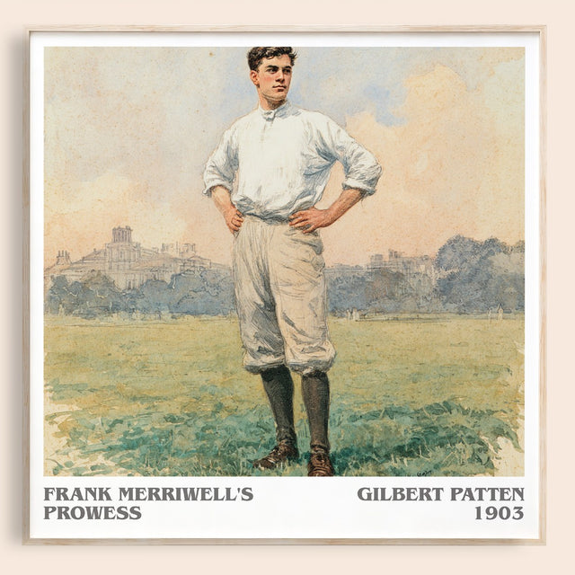 Frank Merriwell's Prowess Literary Art Print by Gilbert Patten