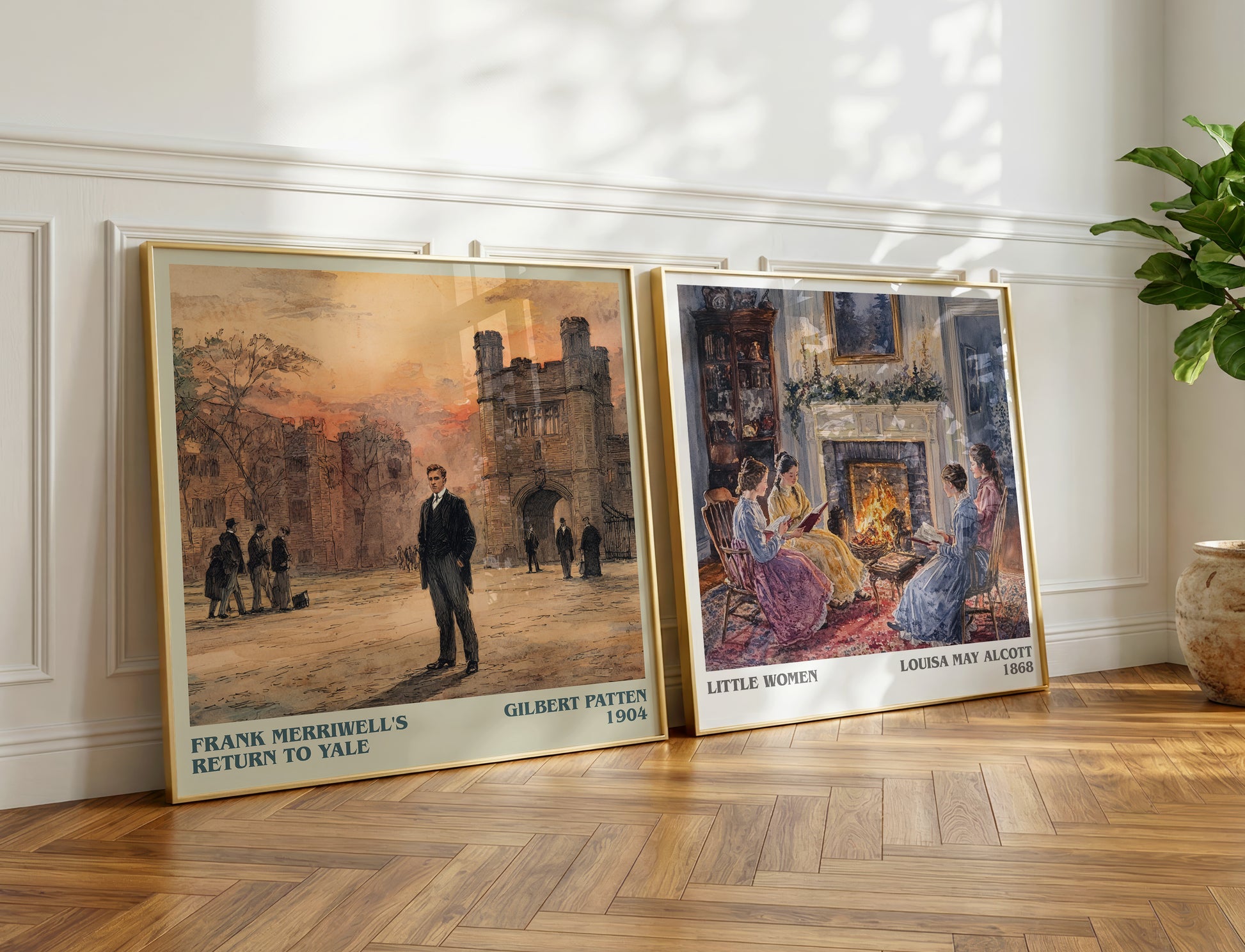 Frank Merriwell's Return To Yale book poster packaging – museum-quality print rolled in protective tube
