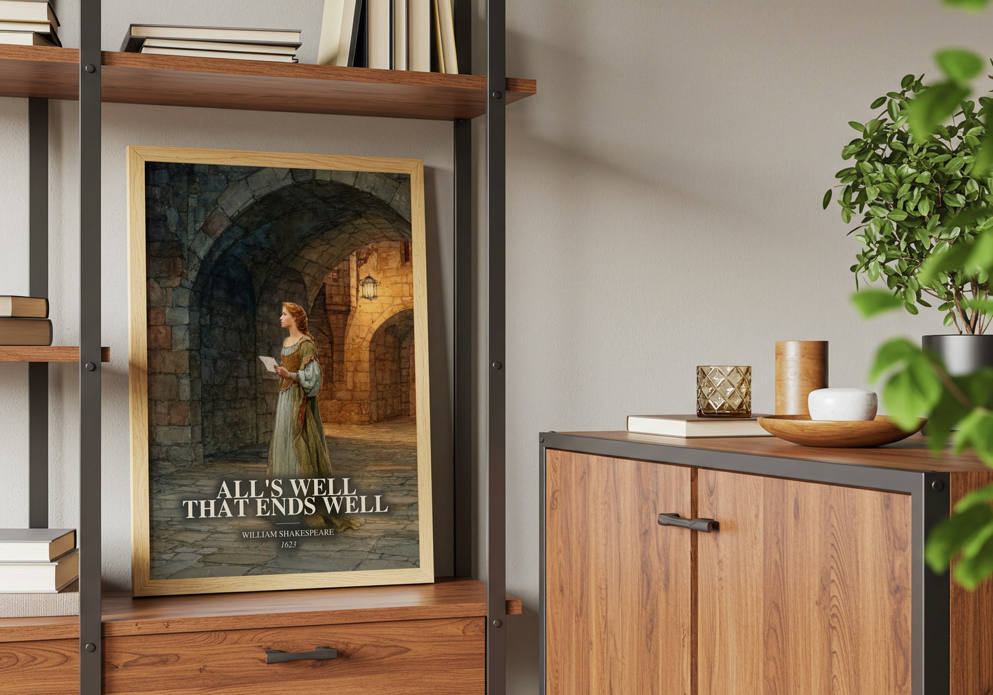 All'S Well That Ends Well book watercolour illustration paper finish options – matte satin gloss