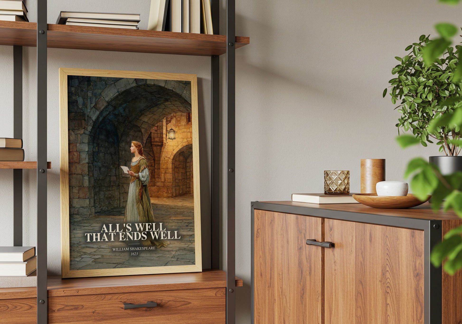 All'S Well That Ends Well book watercolour illustration paper finish options – matte satin gloss