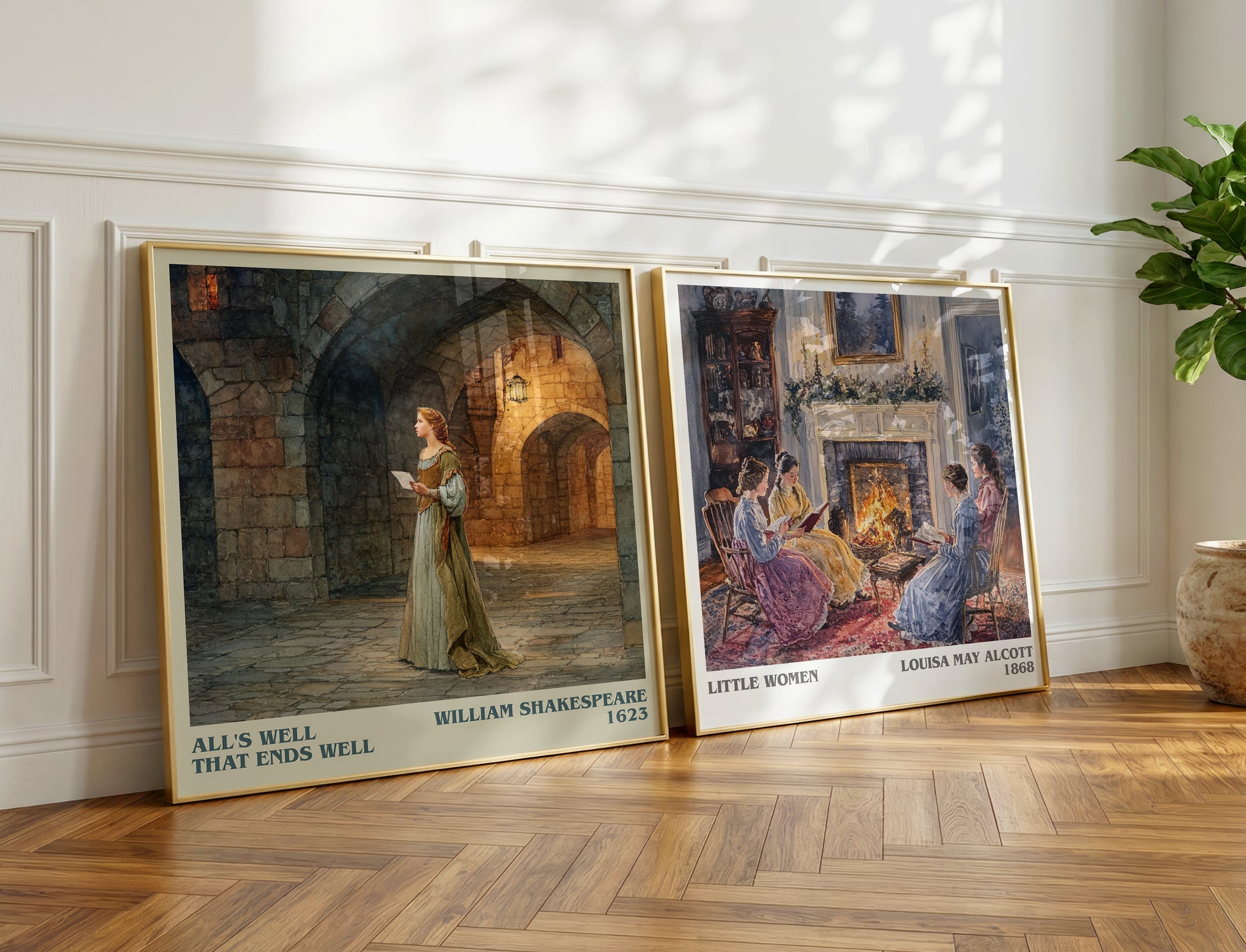 All's Well That Ends Well book poster packaging – museum-quality print rolled in protective tube
