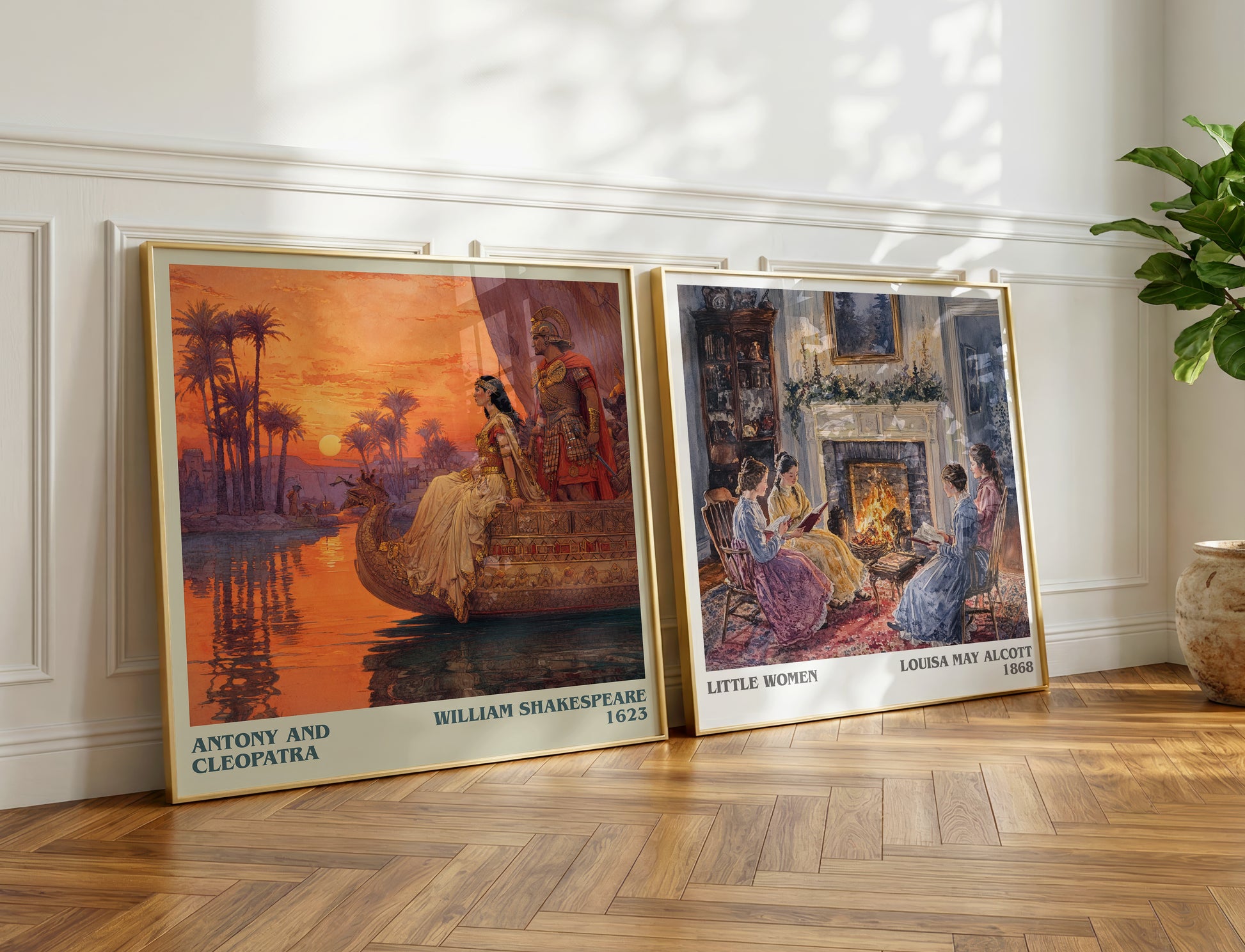 Antony and Cleopatra book poster packaging – museum-quality print rolled in protective tube