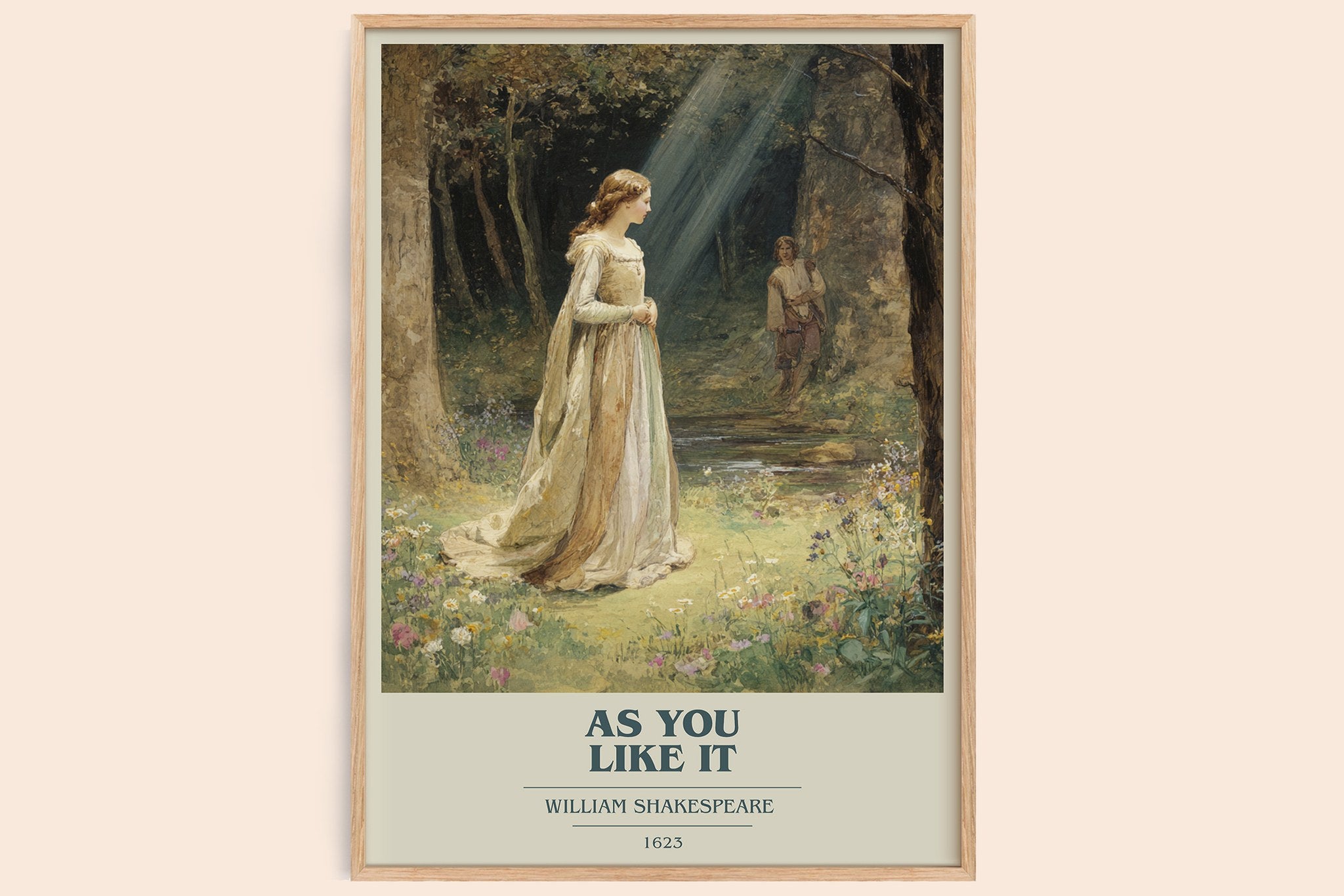 As You Like It Book Cover Poster by William Shakespeare
