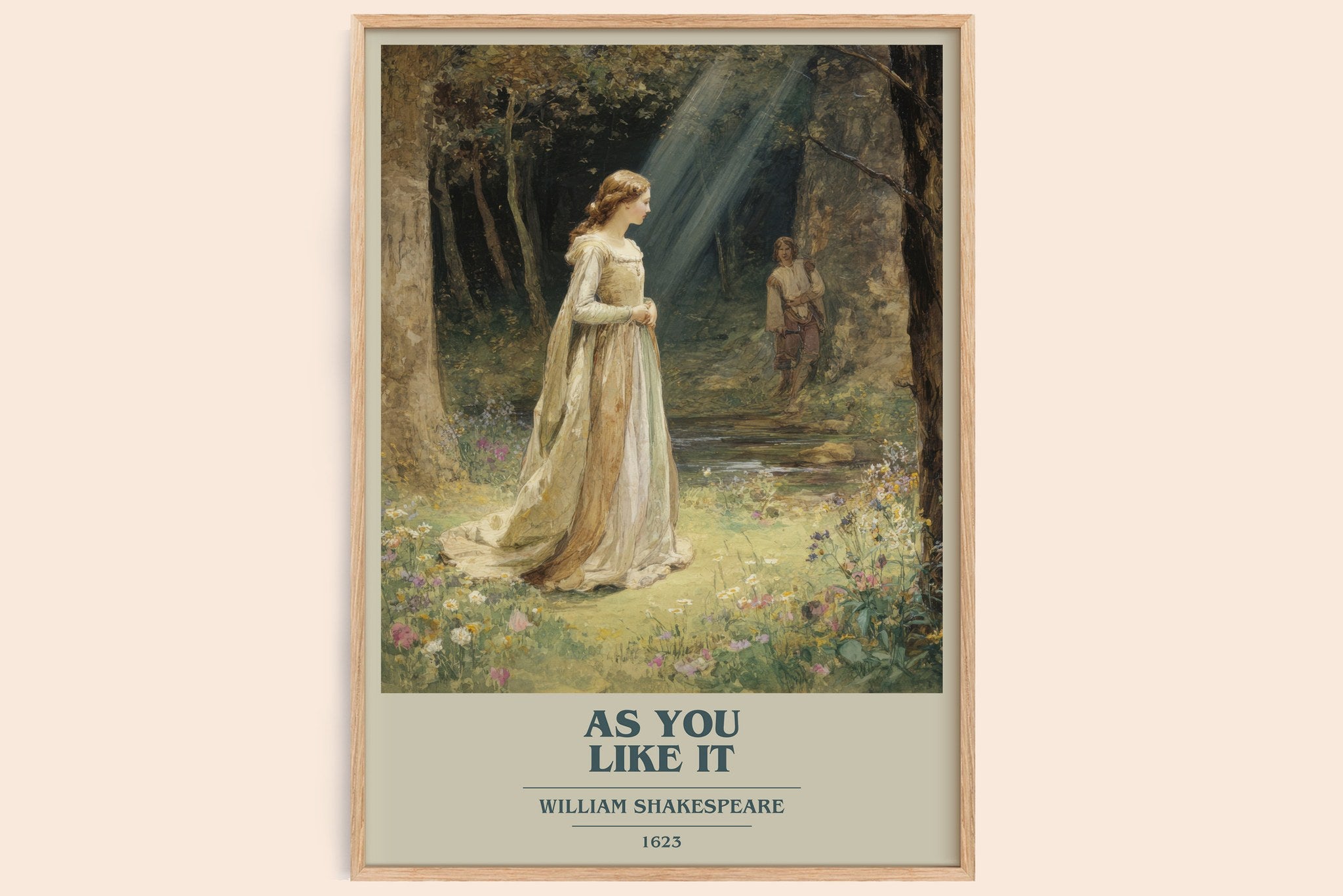 As You Like It Book Cover Poster by William Shakespeare