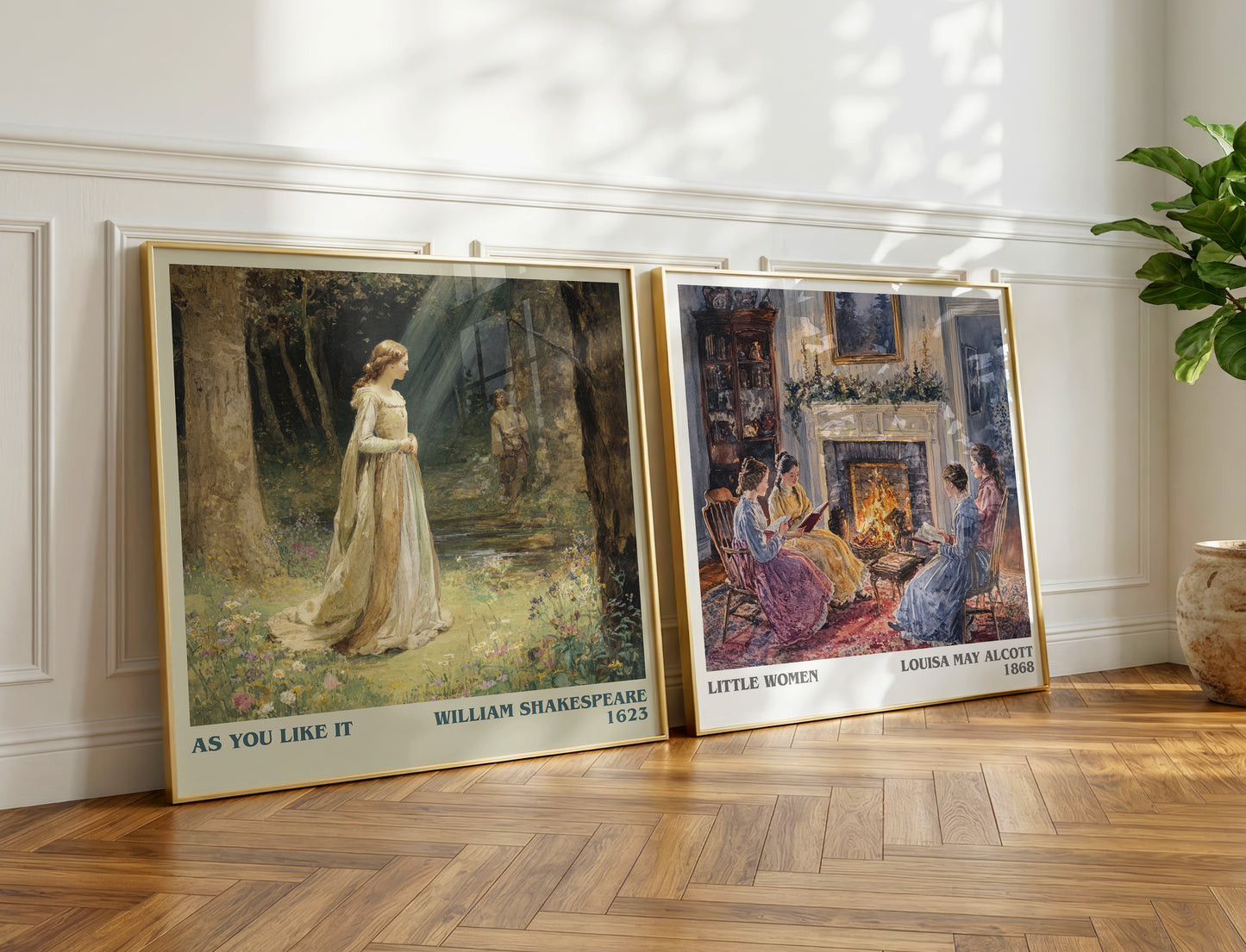 As You Like It book poster packaging – museum-quality print rolled in protective tube