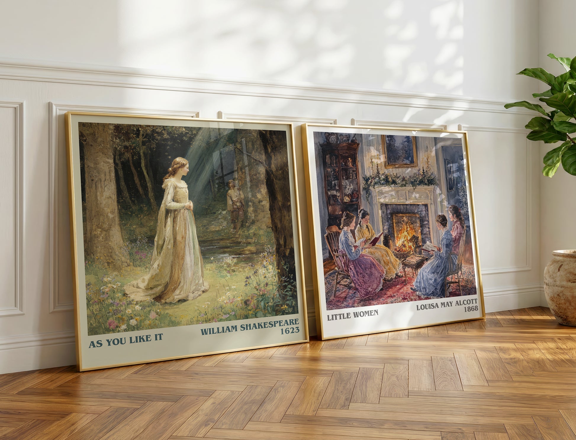 As You Like It book poster packaging – museum-quality print rolled in protective tube