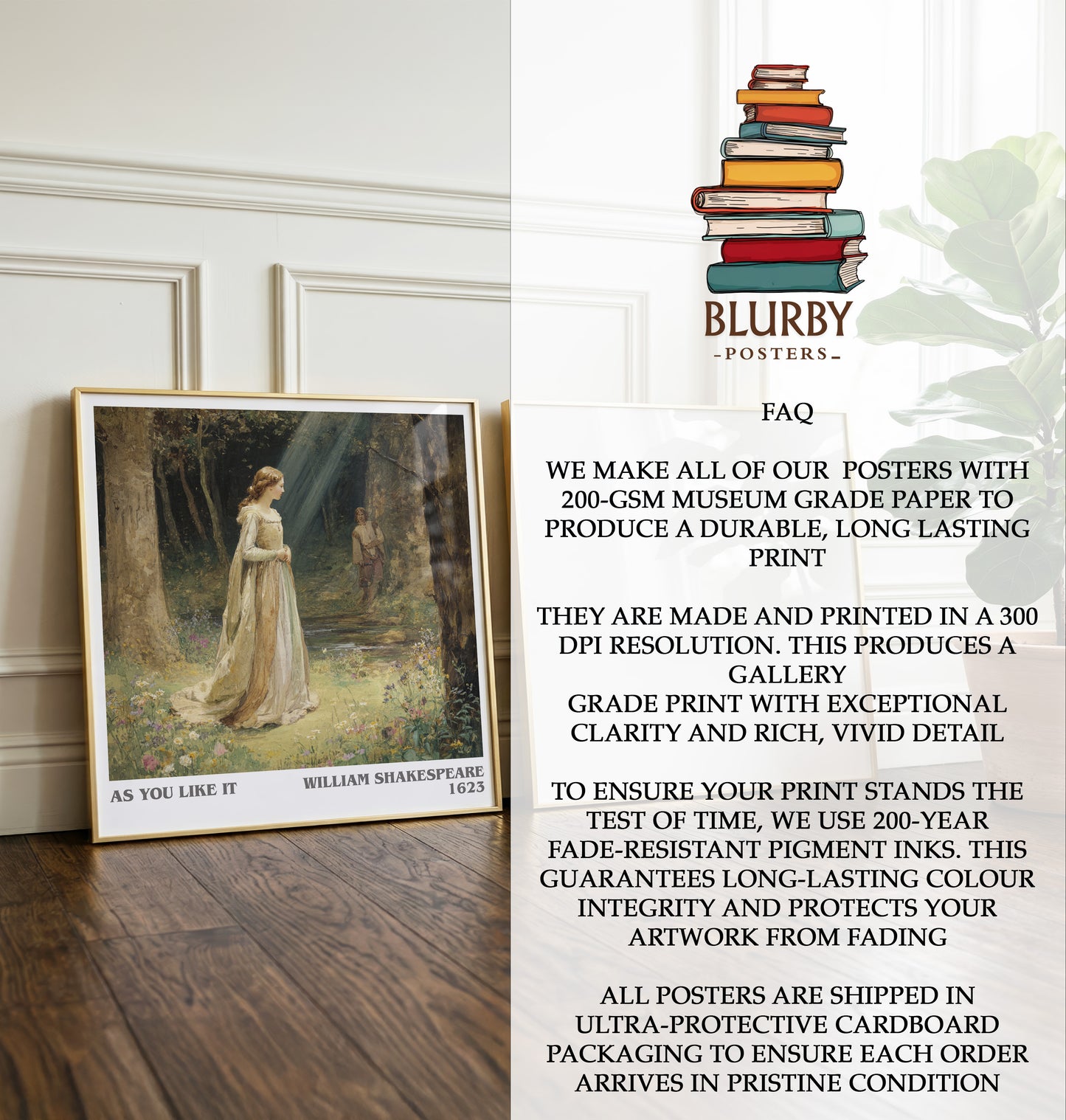 As You Like It Literary Art Print by William Shakespeare