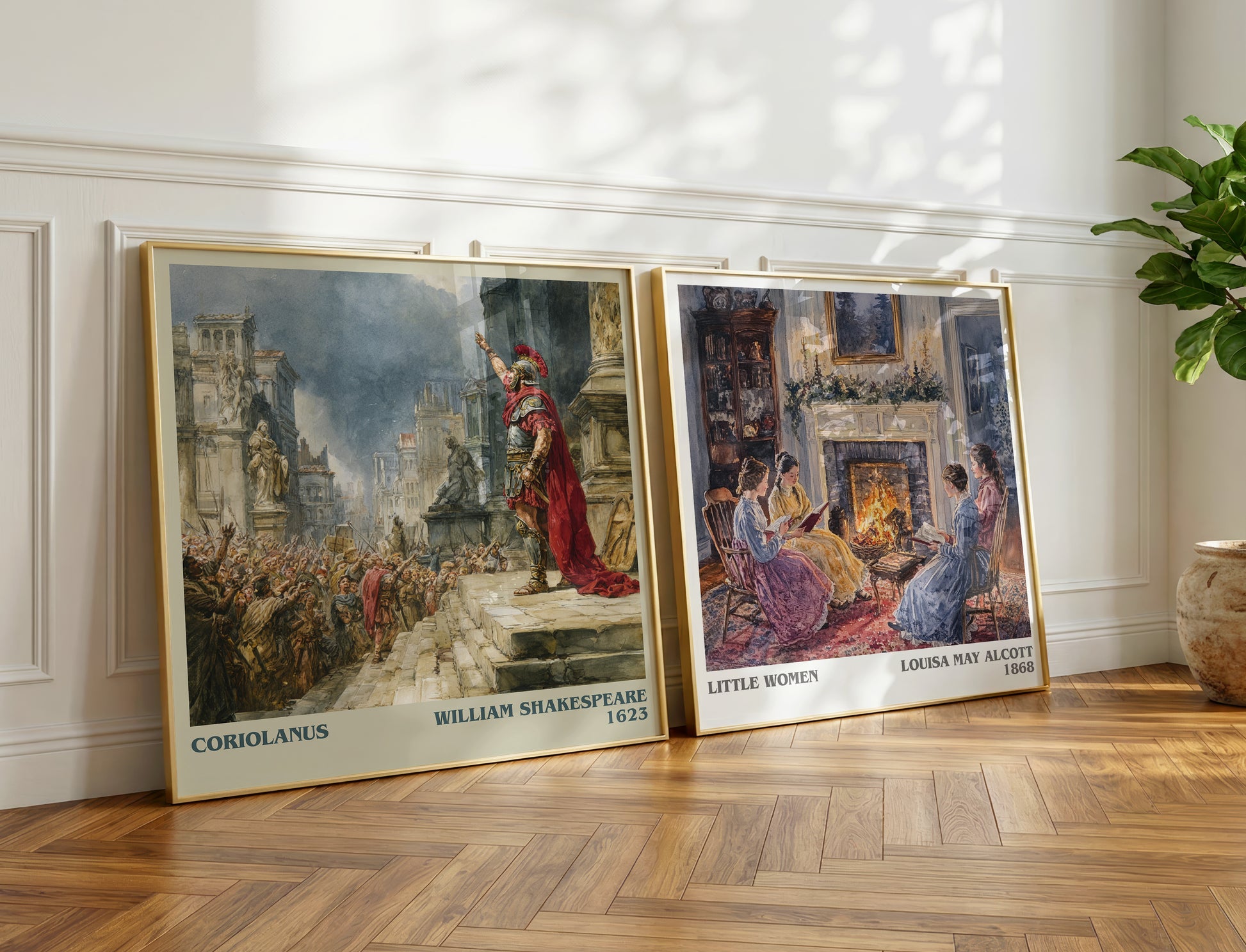 Coriolanus book poster packaging – museum-quality print rolled in protective tube