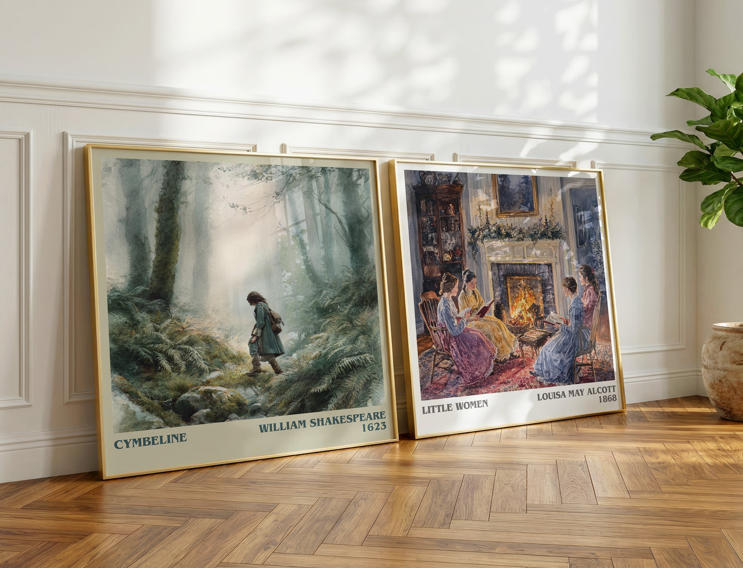 Cymbeline book poster packaging – museum-quality print rolled in protective tube