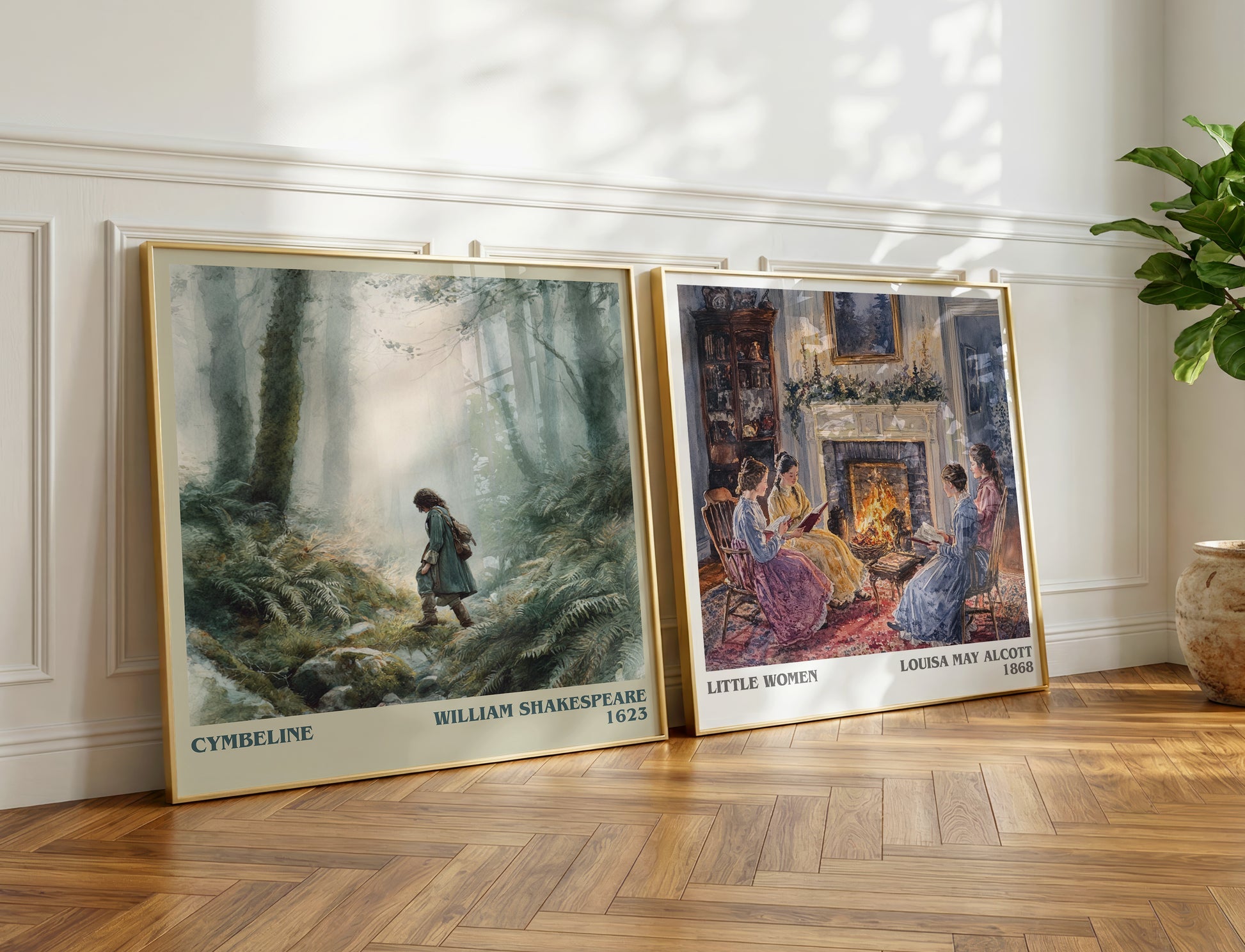 Cymbeline book poster packaging – museum-quality print rolled in protective tube