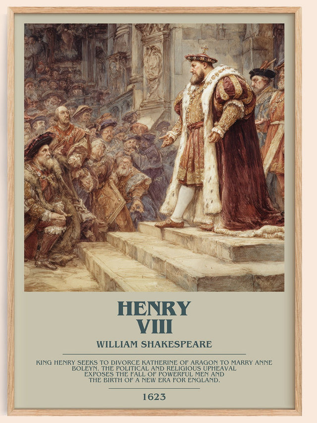 Henry Viii Bookish Wall Art by William Shakespeare