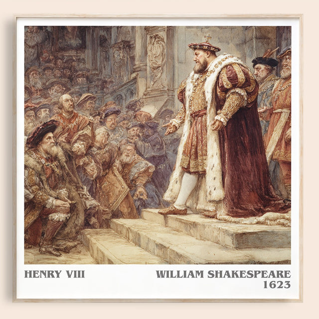 Henry Viii Literary Art Print by William Shakespeare
