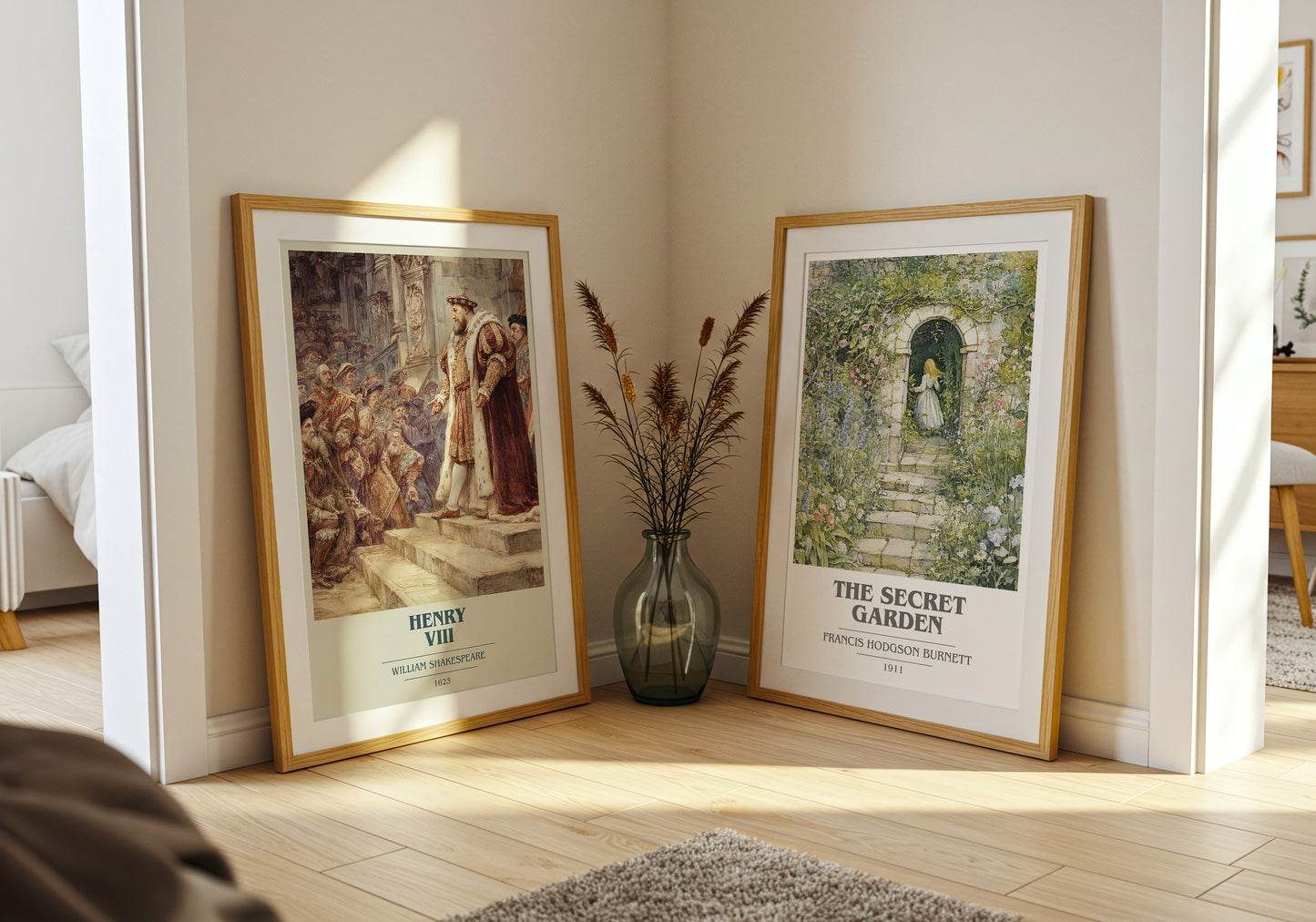 Henry Viii book cover book poster framed on wall – classic literature wall art