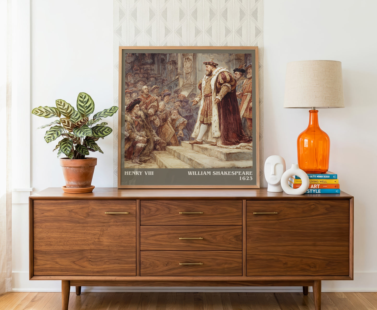Henry Viii literary literary print detail – William Shakespeare book art