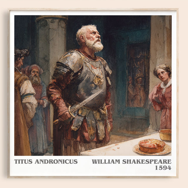 Titus Andronicus Literary Art Print by William Shakespeare