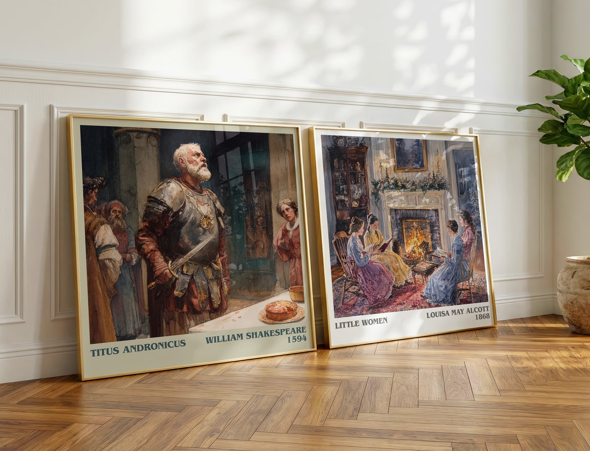 Titus Andronicus book poster packaging – museum-quality print rolled in protective tube