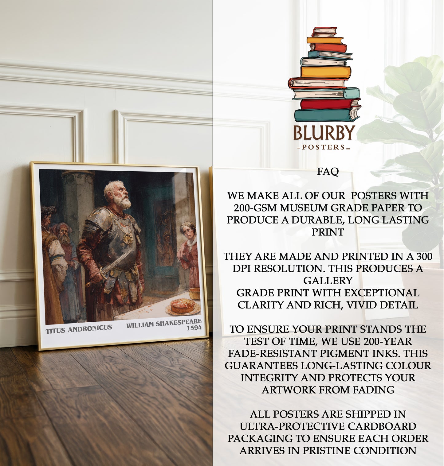 Titus Andronicus Literary Art Print by William Shakespeare