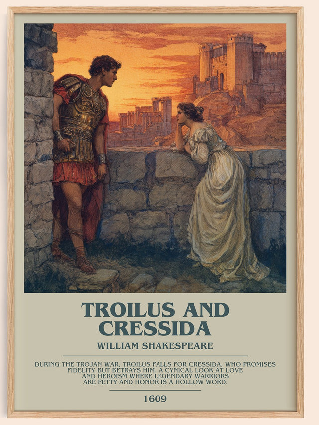 Troilus and Cressida Bookish Wall Art by William Shakespeare