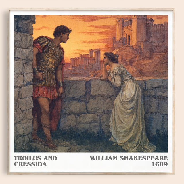 Troilus and Cressida Literary Art Print by William Shakespeare