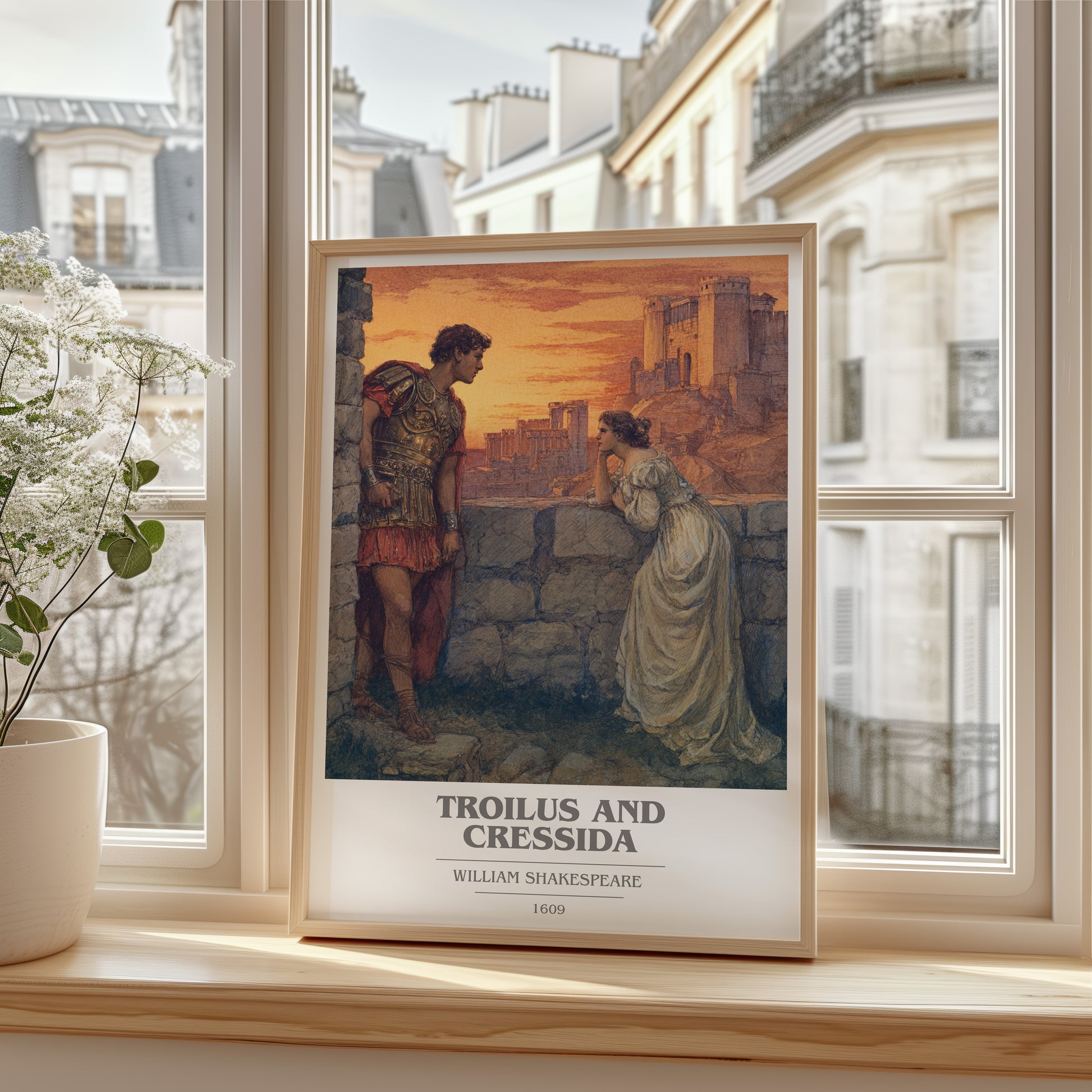 Troilus and Cressida book cover poster colour and style options – William Shakespeare book art