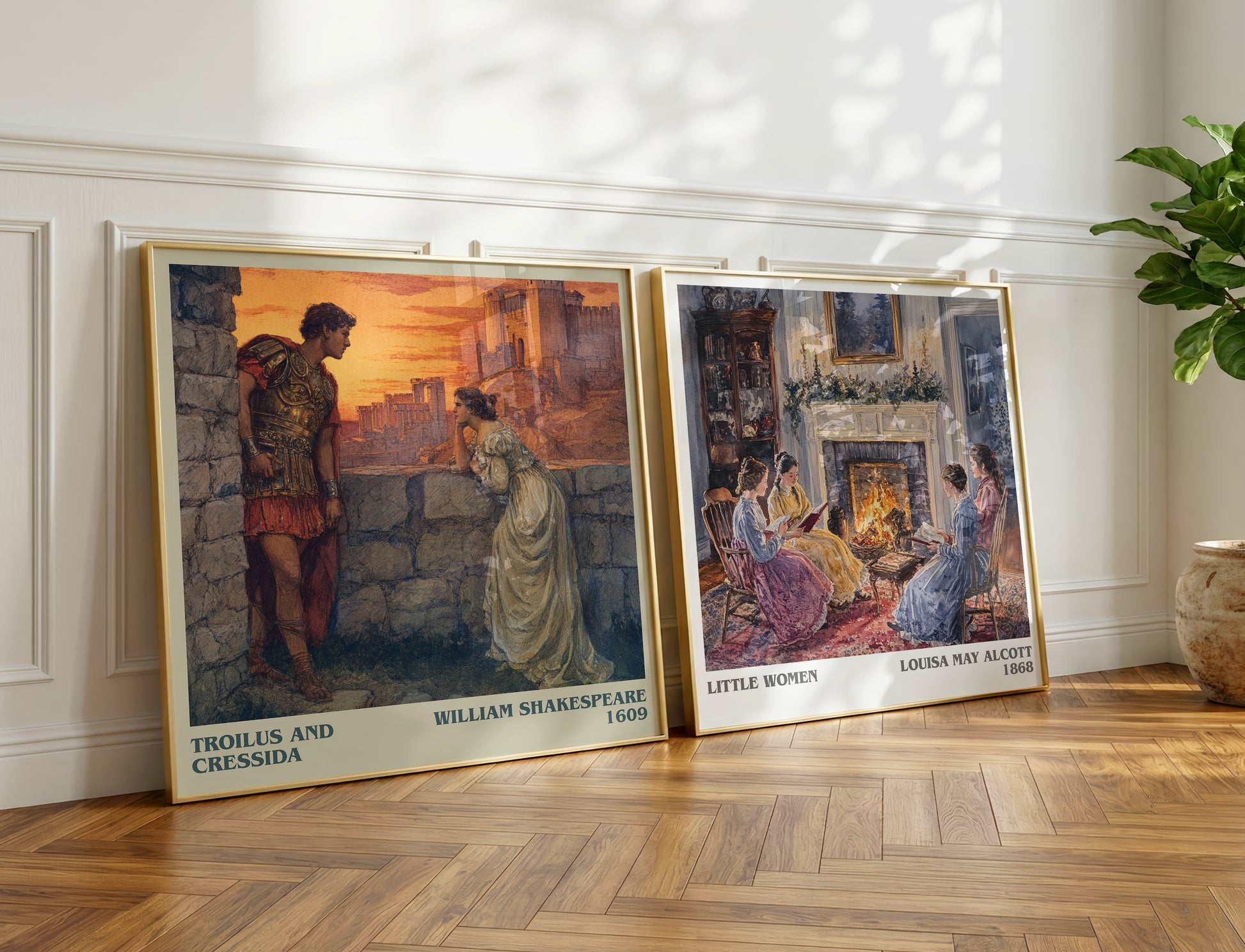 Troilus and Cressida book poster packaging – museum-quality print rolled in protective tube