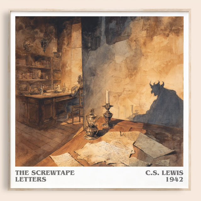 The Screwtape Letters Literary Art Print by C. S. Lewis