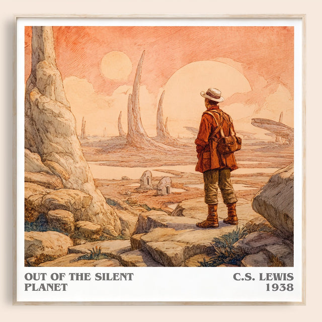 Out of the Silent Planet Literary Art Print by C.S. Lewis