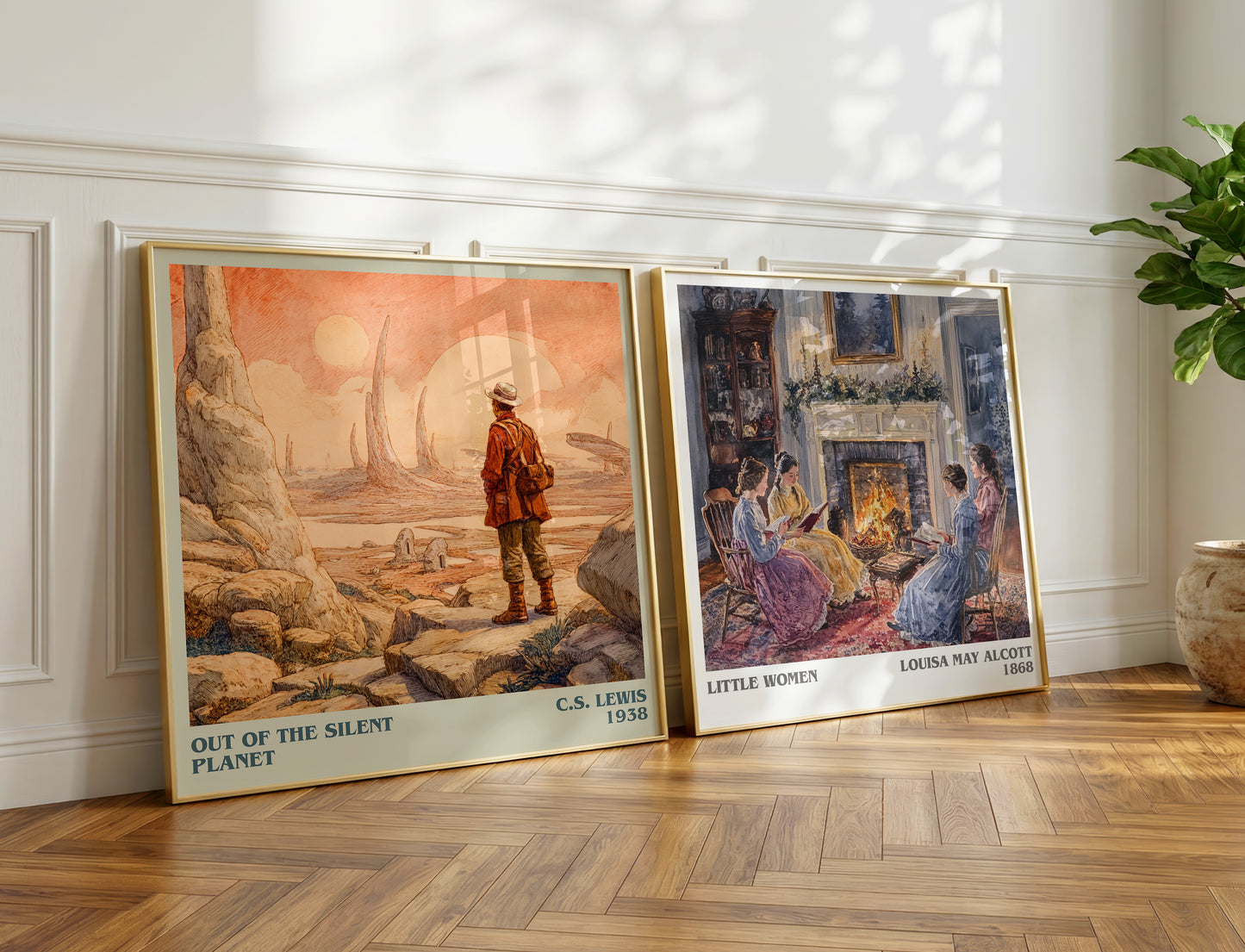 Out of the Silent Planet book poster packaging – museum-quality print rolled in protective tube