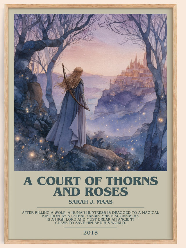 A Court of Thorns and Roses Bookish Wall Art by Sarah J. Maas