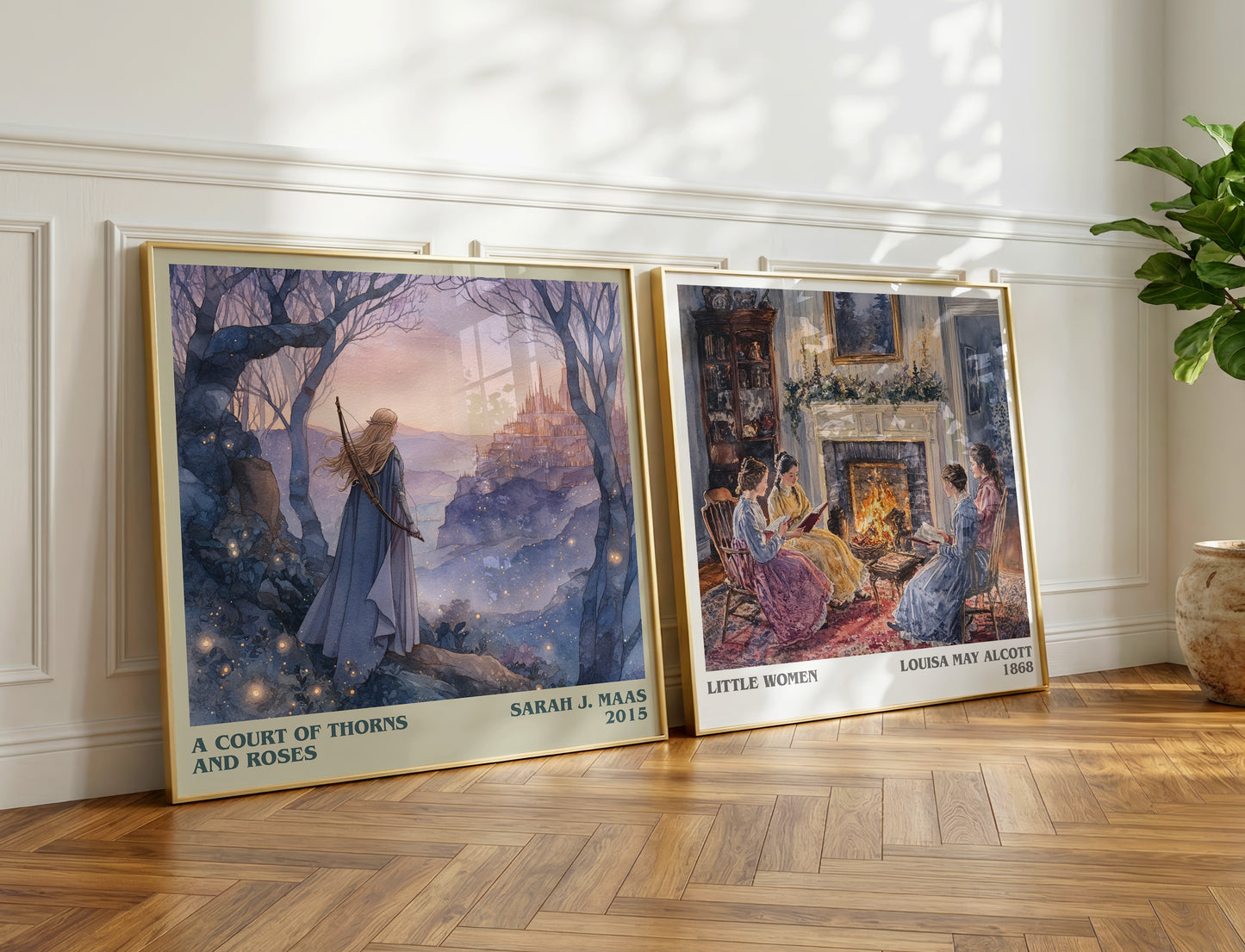 A Court of Thorns and Roses book poster packaging – museum-quality print rolled in protective tube