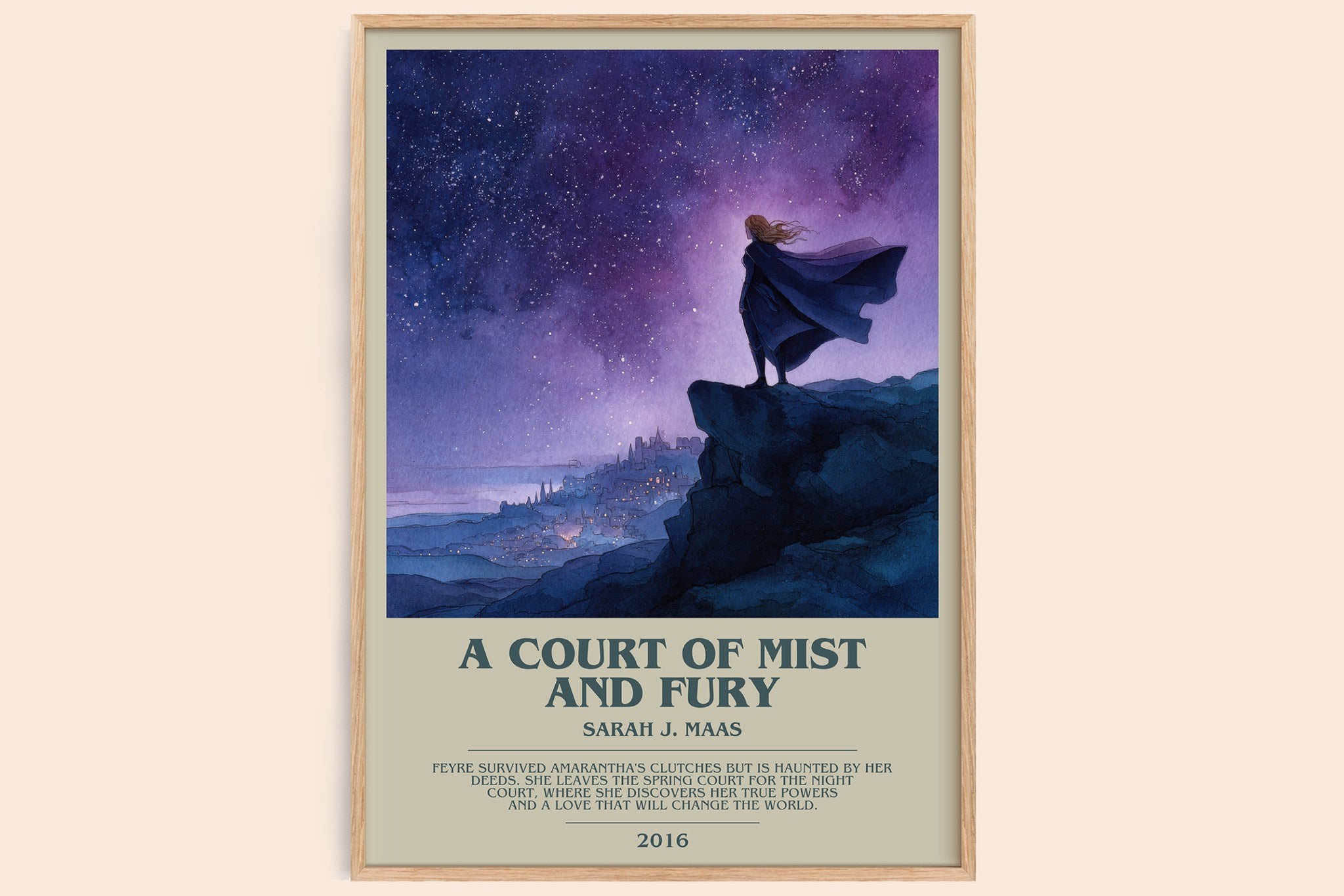 A Court of Mist and Fury Bookish Wall Art by Sarah J. Maas