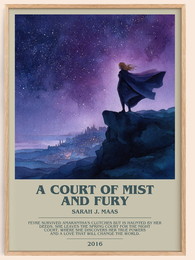 A Court of Mist and Fury Bookish Wall Art by Sarah J. Maas