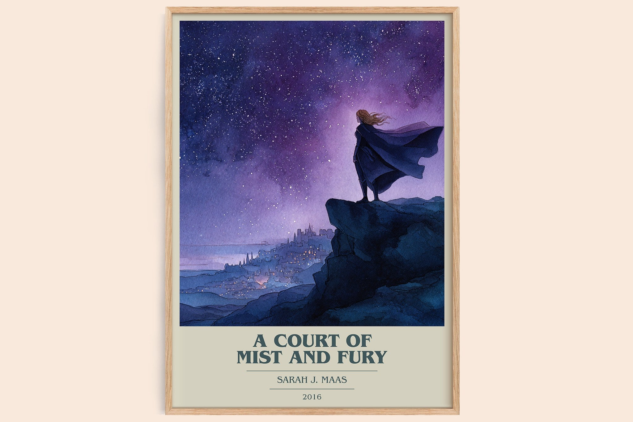 A Court of Mist and Fury Book Cover Poster by Sarah J. Maas