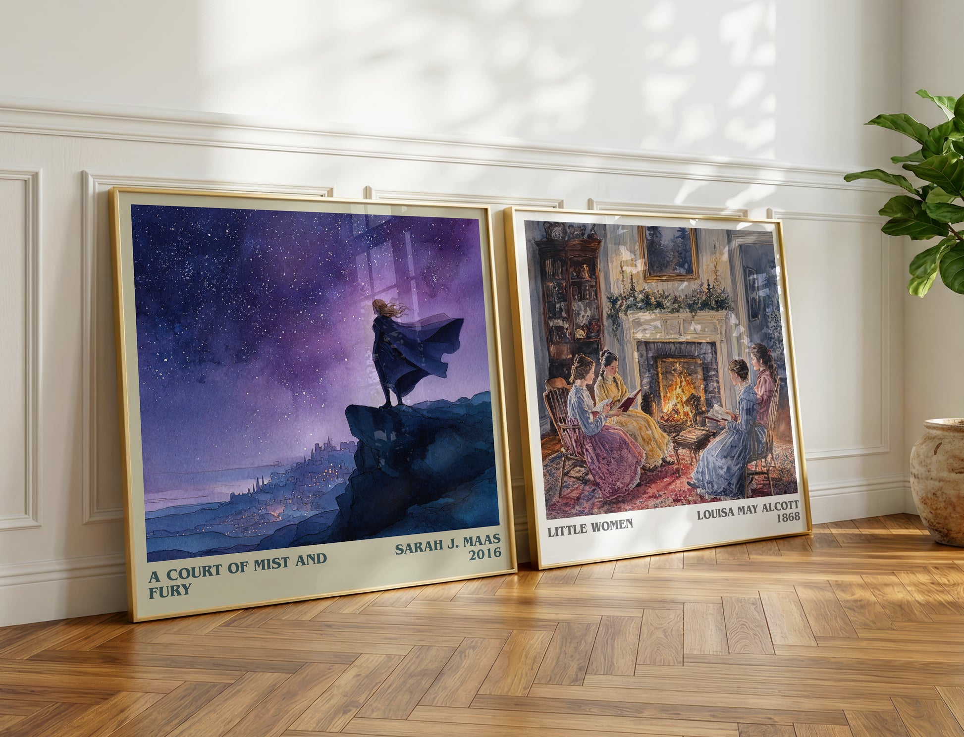 A Court of Mist and Fury book poster packaging – museum-quality print rolled in protective tube