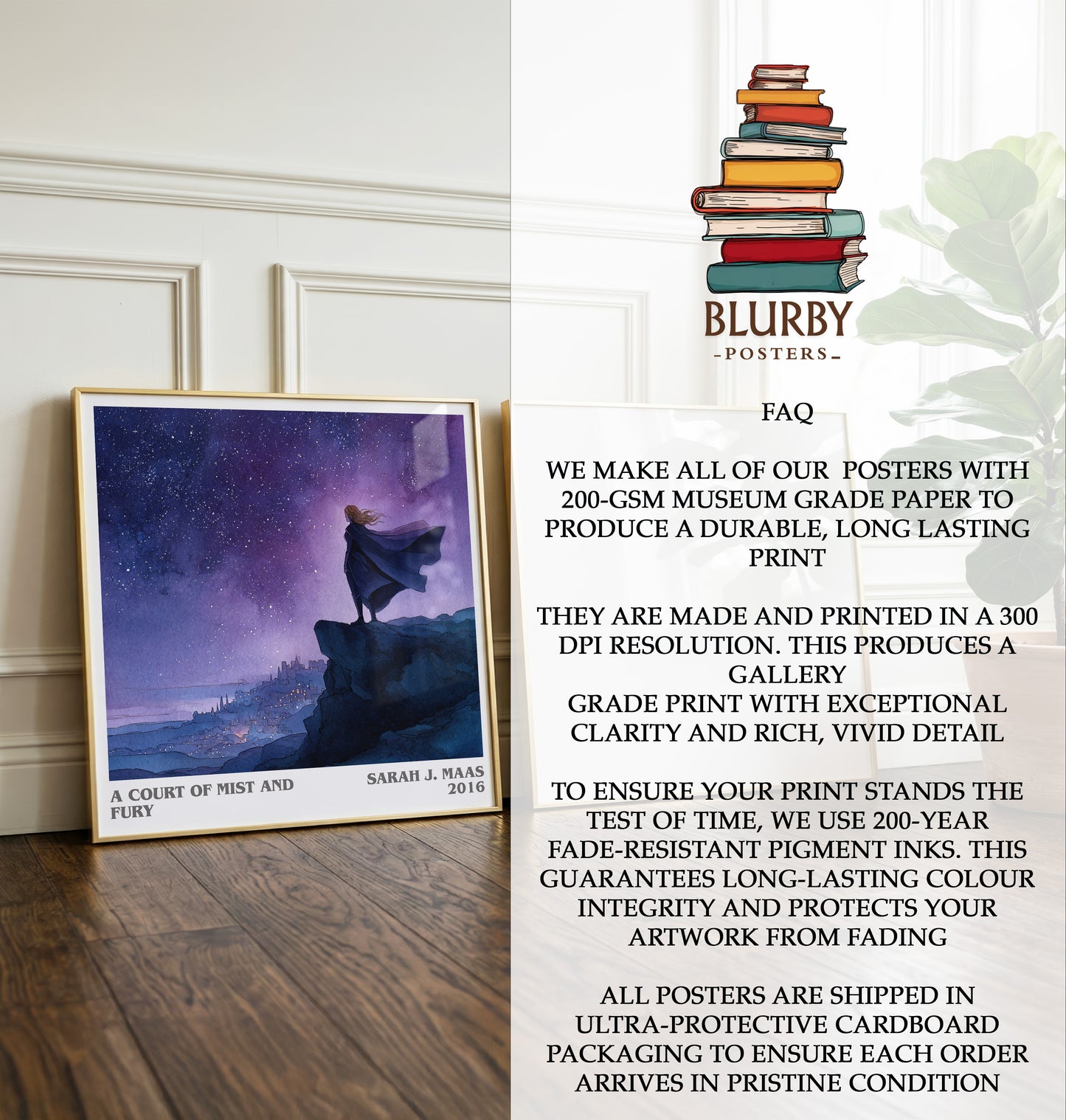 A Court of Mist and Fury Literary Art Print by Sarah J. Maas