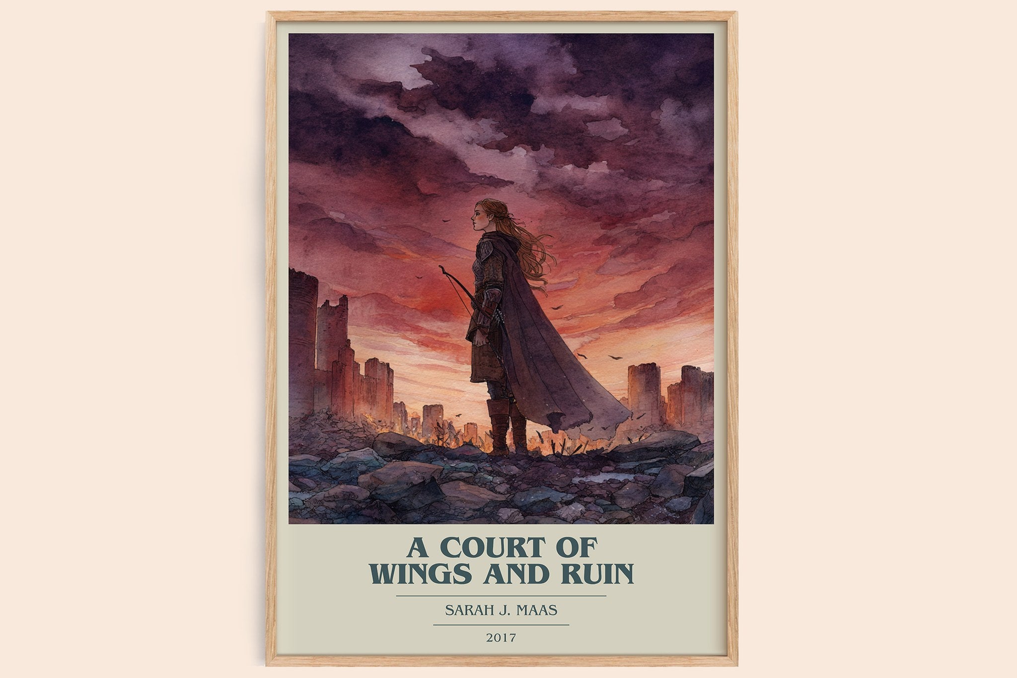 A Court of Wings and Ruin Book Cover Poster by Sarah J. Maas