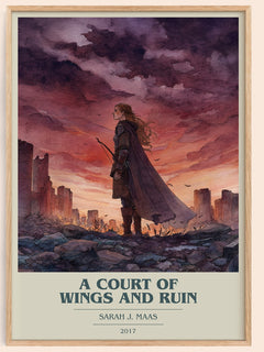 A Court of Wings and Ruin Book Cover Poster by Sarah J. Maas