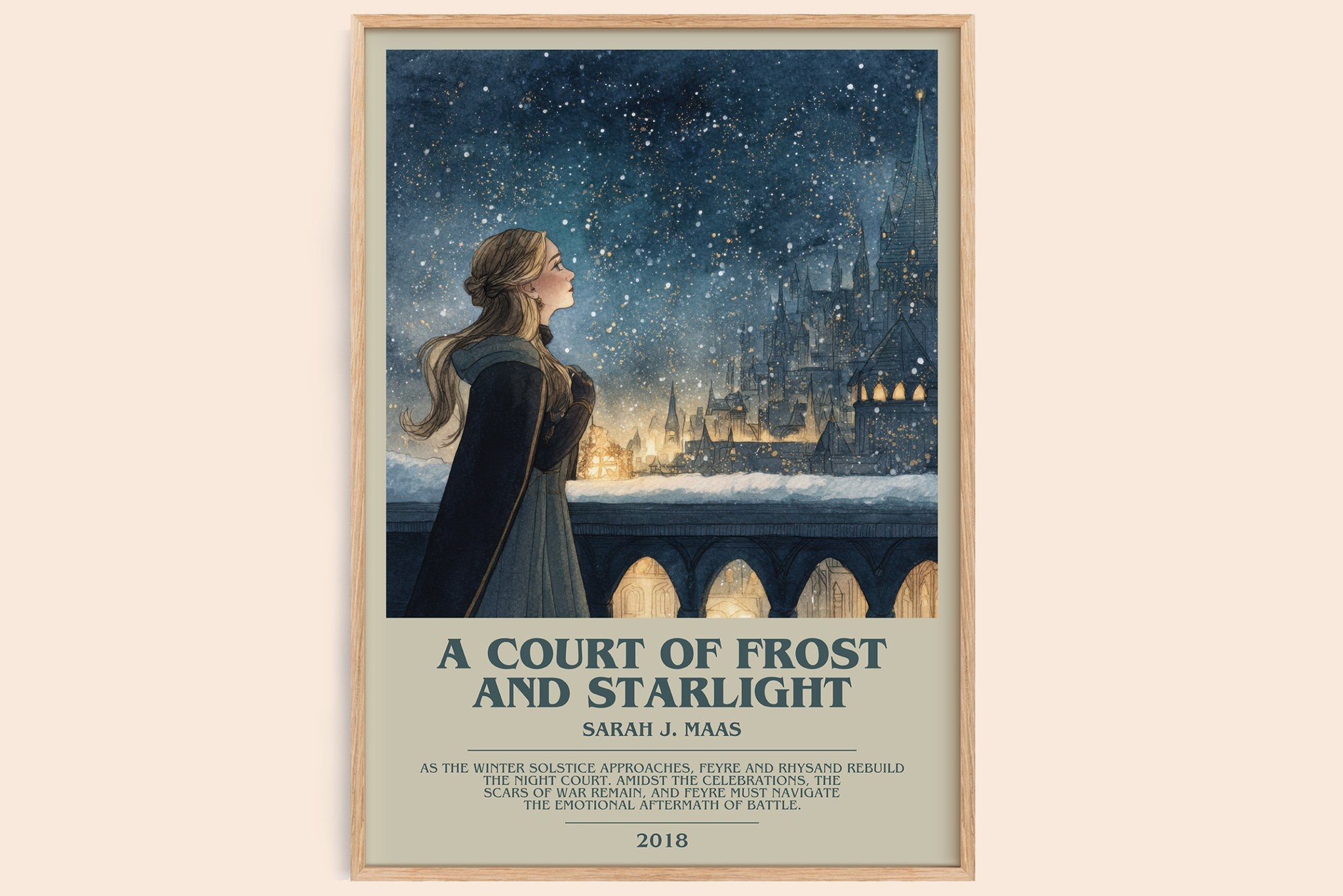 A Court of Frost and Starlight Bookish Wall Art by Sarah J. Maas
