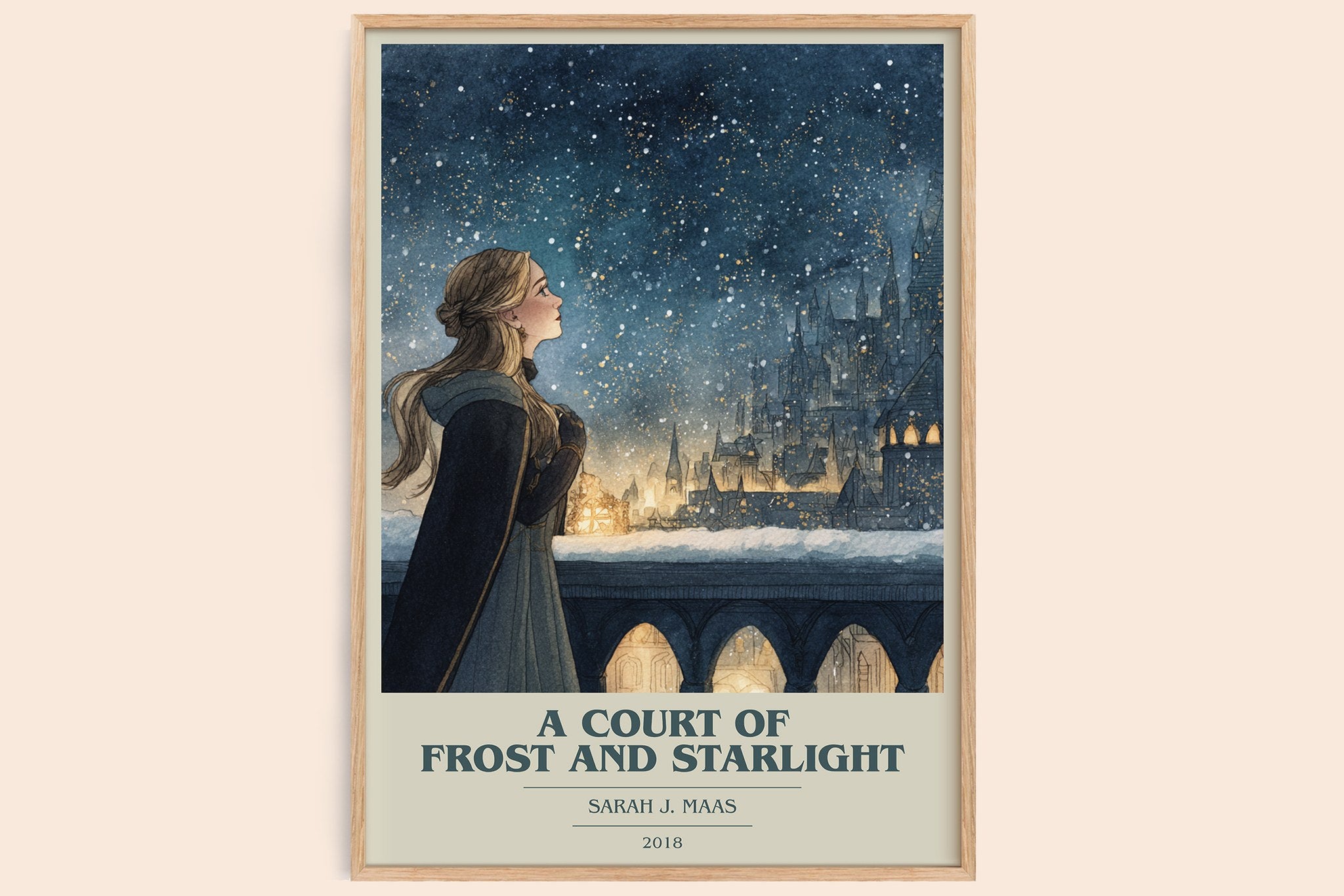 A Court of Frost and Starlight Book Cover Poster by Sarah J. Maas