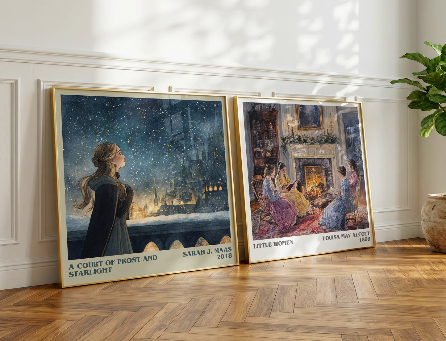 A Court of Frost and Starlight book poster packaging – museum-quality print rolled in protective tube