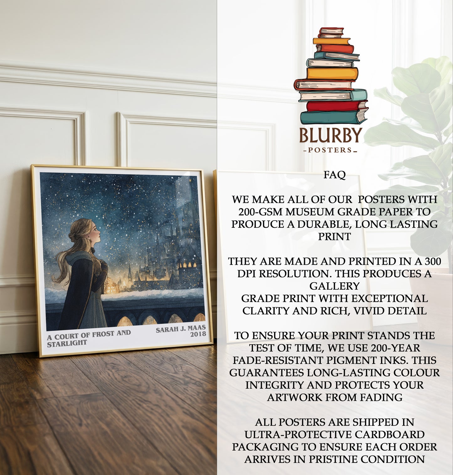 A Court of Frost and Starlight Literary Art Print by Sarah J. Maas