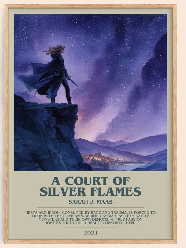 A Court Of Silver Flames Bookish Wall Art by Sarah J. Maas