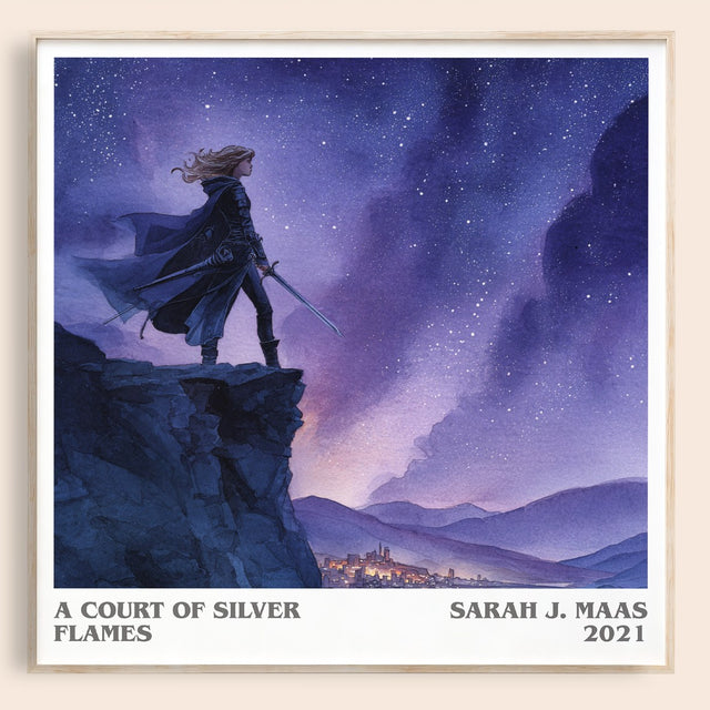 A Court Of Silver Flames Literary Art Print by Sarah J. Maas