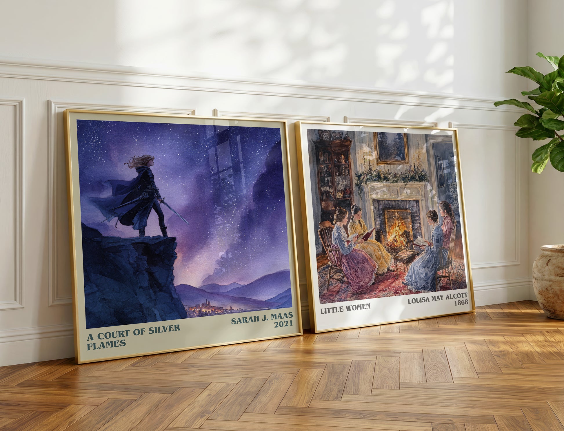 A Court Of Silver Flames book poster packaging – museum-quality print rolled in protective tube
