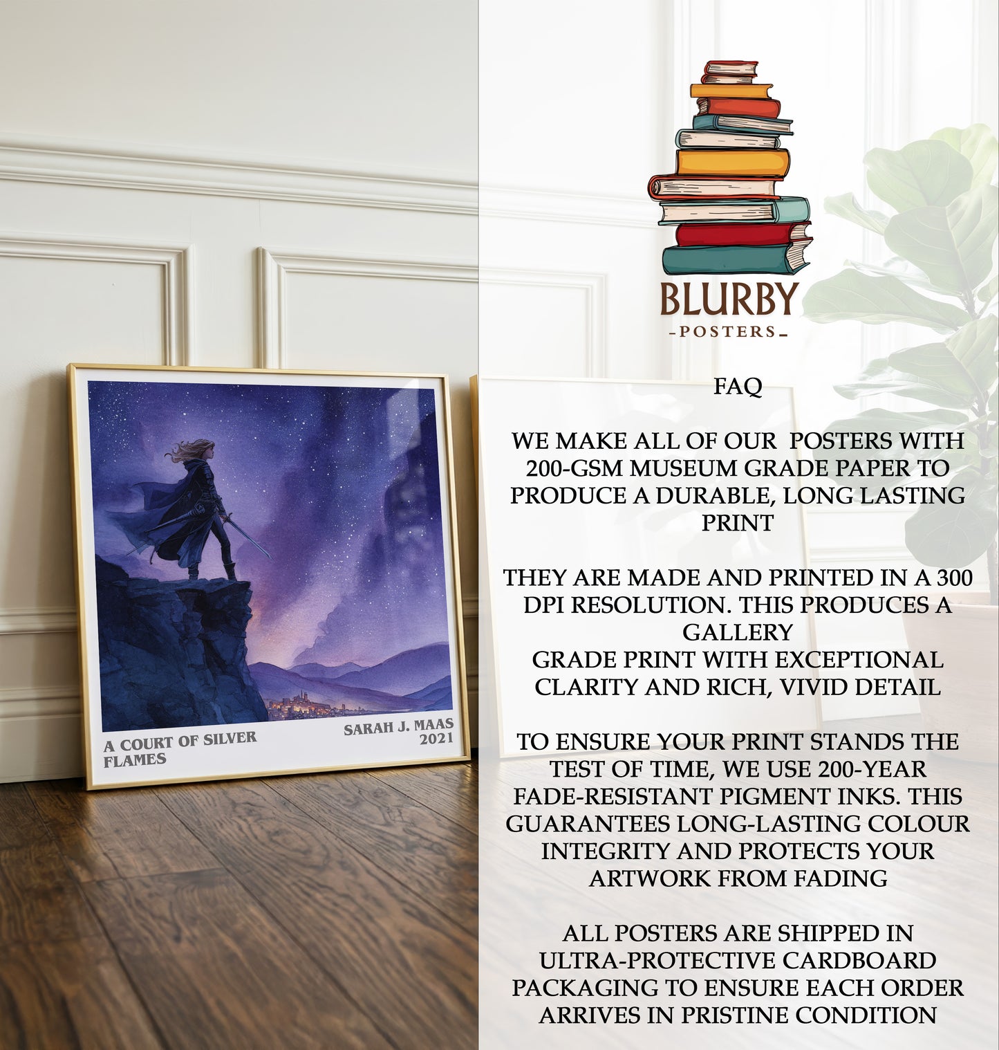 A Court Of Silver Flames Literary Art Print by Sarah J. Maas